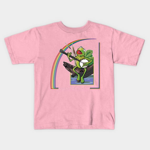 The Rainbow Connection Kids T-Shirt by ActionNate